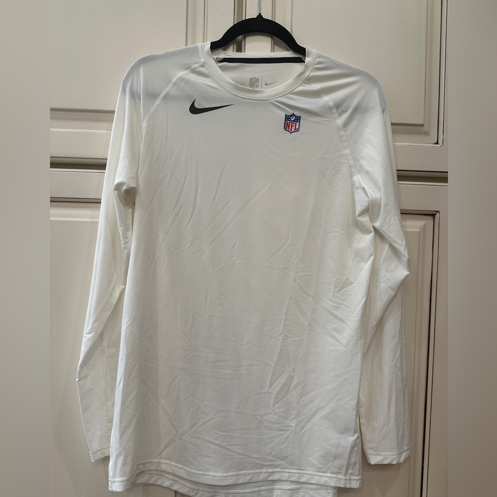 NFL White Long Sleeve Men's Shirt